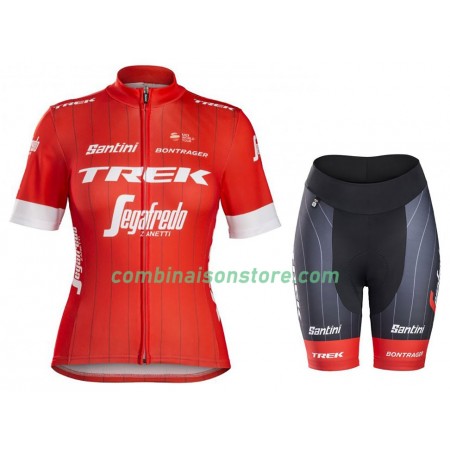 Combinaison Cycliste + Cuissard 2018 Trek-Segafredo Femme N001